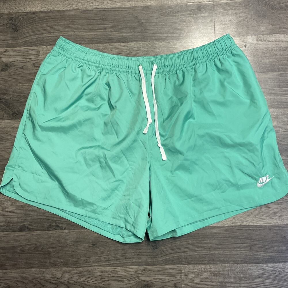 Nike Sportswear Woven Lined Flow Shorts Men 4XL NWOT Green Swim Trunks